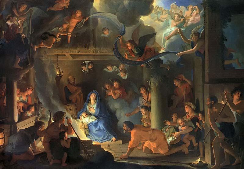 Charles le Brun Adoration by the Shepherds oil painting picture
